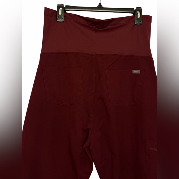 Women's Burgundy Jogger Pants - Picture 8 of 11